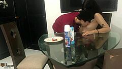 I get aroused eating dick with strawberry and cream part 1