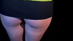 sexy pornstar dani daniels plays with her big tits and pussy solo