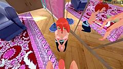 Gwen, Fuck in Front of the Mirror!