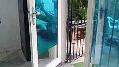 Husband's voyeuristic pleasure in watching his wife engage with the largest neighborhood penises
