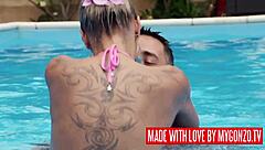 Mugur Fucks Big-Boobed Lana Vegas Outdoors!