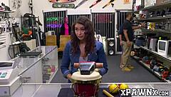 Pawnee Babe Kitty Catherine FUCKED Hard in Back Office