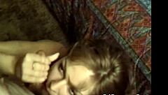 Amateur pussy eaten then sucks Ed Powers in retro scene