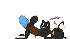 Detailed compilation of gay furry porn featuring various sexual acts and positions in ant-themed edition.