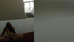 Huge BBC husband penetrates curvy brunette sex worker in motel room