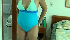 i wear my bikini to the beach and my boss asks me to show off