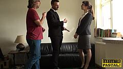 Submissive Uk Realtor Takes Cock Ass To Mouth