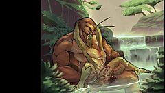 Detailed compilation of gay furry porn featuring various sexual acts and positions in ant-themed edition.