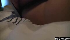 Chubby Blonde Whore Gives Amazing Blowjob