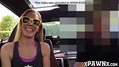 Blonde Babe Bangs Monster Cock in Pawnshop for Junk Car