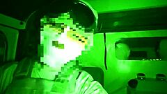 Little teen sneaks in army base for blowjob!