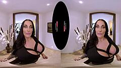 Experience a steamy VR encounter with a busty German MILF