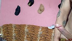 Client watches me cum on video call