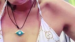 My tits feel so sexy with natural curves