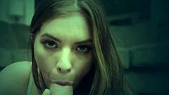 Sucking Teen 18+ Receives Intense Cumshot From Big Cock