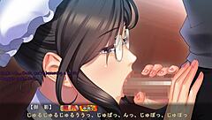 Is the maid in this hentai game ready for Mikage's scene?