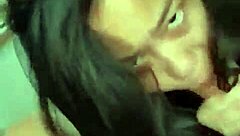 Slutty Japanese Woman Sucks Big Cock in Interracial POV Encounter