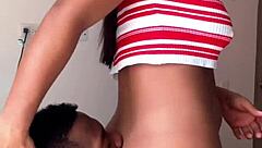 Watch My Huge Ass Bounce on His Face in Amateur Action