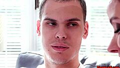 I encourage my stepson to feel my wetness and taste my juice