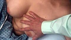 Caught Masturbating in Hospital with Huge Cumshot