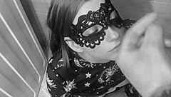 Russian woman in stockings eagerly takes multiple monster cocks with intense passion