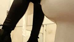 Spying in Public Toilet Captures Raw Moments