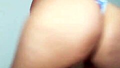 BBW goddess undressing and riding in hot lingerie