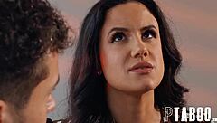 Petite penny barber delivers blowjobs to apollo banks on his paper route