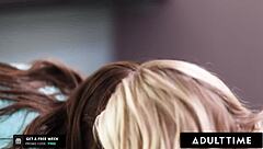 does milf rachael succumb to teen babysitter reese's seduction in close up?