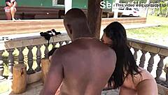 Couple pleasures Japa's big ass with monster cock