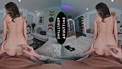 Scarlett Alexis pleases herself and Kyle Mason in a steamy VR encounter