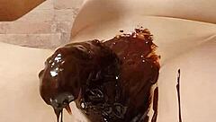 Want To See Japanese Gay Cooking Chocolate Banana? It's Amateur Fun With Penis Play