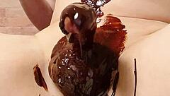 Want To See Japanese Gay Cooking Chocolate Banana? It's Amateur Fun With Penis Play