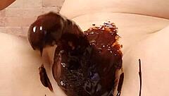 Want To See Japanese Gay Cooking Chocolate Banana? It's Amateur Fun With Penis Play