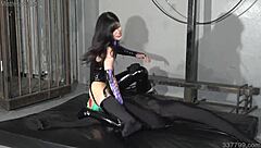 Masked warriors succumb to the allure of a dominant Asian mistress