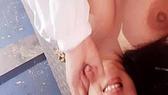 Mesica indulges in a steamy solo session