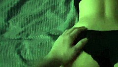 Amateur couple gets naughty in the bedroom with guests outside
