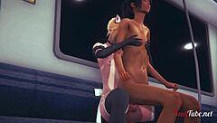 Can femboys handle monster cock in subway