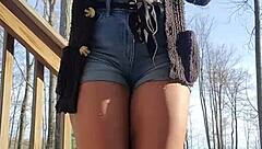 No Fucks Given About Messy Outdoor Desperation