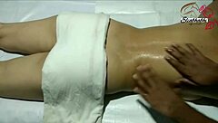 Intimate full-body massage by an amateur Indian lady