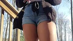 No Fucks Given About Messy Outdoor Desperation