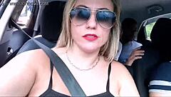 Latina Pornstar Invades Beach with Big Cock?