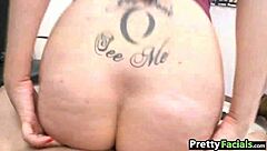 Allison Grey Gets Intense Facial Cumshot!