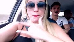 Latina Pornstar Invades Beach with Big Cock?