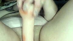 Blonde Slut Toys Herself Alone