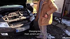 dude pleasures my big cock first, then i gentley penetrated his tight bubble butt - czech hunter