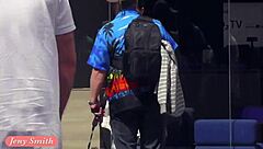 jeny smith walks in public with transparent dress and no panties