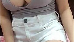 Em Nhung Hani Shows Boobs