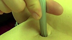 belly button play with fifi foxx in a topless session