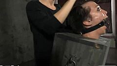 getting punished in femdom bdsm with wet pussy fucking, spanking, and sucking